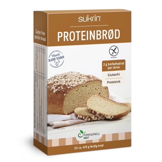 SUKRIN MIX PAINE CU PROTEINE FARA GLUTEN x 224G