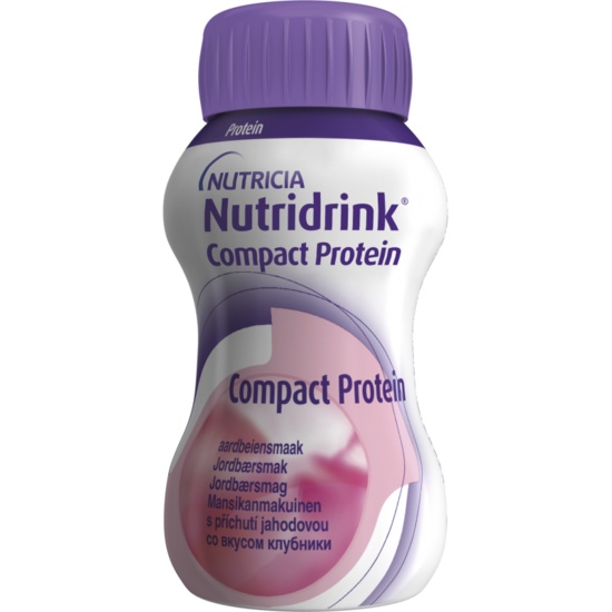 NUTRIDRINK COMPACT PROTEIN - AROMA DE CAPSUNI X 500ML (4X125ML)