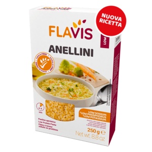 FLAVIS ANELLINI - Paste cu continut proteic scazut 250g