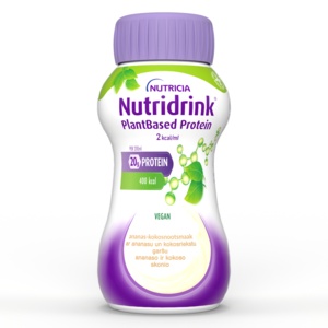NUTRIDRINK PROTEIN 2KCAL PE BAZA DE PLANTE - AROMA DE ANANAS SI COCOS 4X200ML