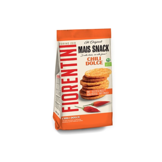 Mini Gallette di Mais al Chili - Chipsuri eco cu chili fara gluten x 50 g 