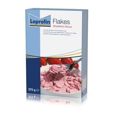 LOPROFIN FULGI CEREALE CU AROMA DE CAPSUNI x 375 g