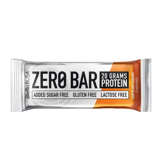BIOTECH Baton proteic caramel fara gluten si fara zahar x 50 g Zero Bar