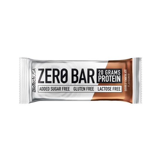 BIOTECH Baton proteic ciocolata fara gluten si fara zahar x 50 g Zero Bar