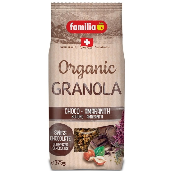 FAMILIA Musli crocant ECO cu ciocolata si amarant x 375 g